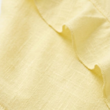 Robe Longue à Volants avec Col en V et Bretelles Spaghetti en Polyester