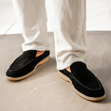 Luke | Mocassin en Suède Style Vieille Argent pour Hommes