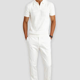 Polo pour Hommes en Blanc – Classique et Élégant
