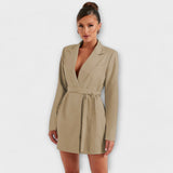 Zélia - Robe Blazer avec Décolleté en V