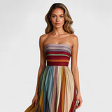 Renata - Robe colorée sans manches