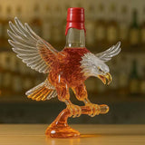 Bouteille de whisky en forme d'aigle avec tête blanche