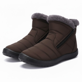 Bottes en coton mi-mollet pour femmes, chaudes pour l’hiver