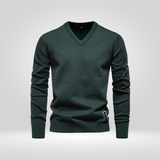 Pull Col V – Pull Tricoté Doux au Style Intemporel