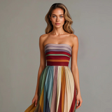 Isola | Robe Longue avec Détails Élégants