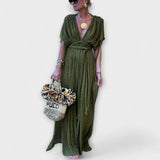 Bruna - Robe maxi kimono de style grec