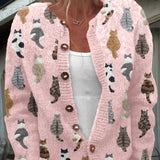 Cardigan Motif Chats Camille