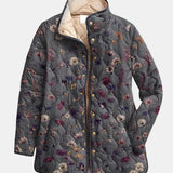 Fleurmont | Veste Matelassée Imprimé Floral Vintage