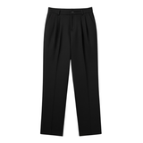Pantalon large taille haute pour femme coupe ample bureau et décontracté