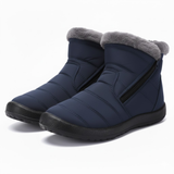 Bottes en coton mi-mollet pour femmes, chaudes pour l’hiver
