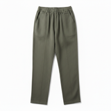 Pantalon Sarouel en Coton pour Femme avec Taille Élastique et Poches Latérales