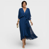 Arabella | Robe Silhouette Fluide avec Décolleté en V