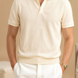 Polo pour Hommes en Beige – Élégant & Intemporel