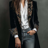 Josephine | Blazer Slim Fit Imprimé Baroque