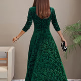 Vespera | Robe Midi Florale Élégante
