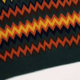 Pull Rétro avec Motif Zigzag