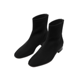 Bottines Femme Élégantes à Talon Haut et Bout Carré