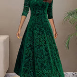 Vespera | Robe Midi Florale Élégante