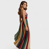 Renata - Robe colorée sans manches