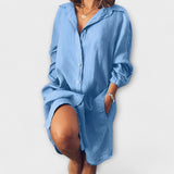 Margarida - Blouse en lin décontractée