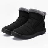Bottes en coton mi-mollet pour femmes, chaudes pour l’hiver