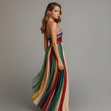 Isola | Robe Longue avec Détails Élégants