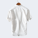 Anton | Chemise d'été pour hommes avec motif rayé