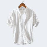 Anton | Chemise d'été pour hommes avec motif rayé