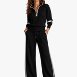 Ensemble Pantalon zip mi-haut pour femmes