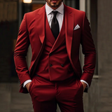 Costume 3 pièces – Blazer Élégant, Gilet et Pantalon pour Occasions Formelles