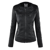 Flavia | Veste en Cuir Robuste et Élégante