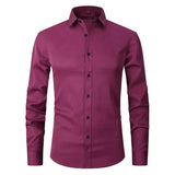 Braony | Chemise à manches longues classique pour hommes avec coupe moderne Slim-Fit