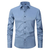 Braony | Chemise à manches longues classique pour hommes avec coupe moderne Slim-Fit