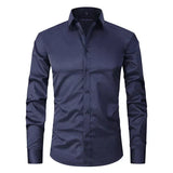 Braony | Chemise à manches longues classique pour hommes avec coupe moderne Slim-Fit