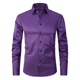 Braony | Chemise à manches longues classique pour hommes avec coupe moderne Slim-Fit