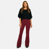 Ancienne Monde | Pantalon Femme Taille Haute Évasé – Style Intemporel, Silhouette Élégante