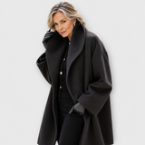 Brigitta | Manteau d'hiver oversize à col large