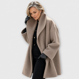 Brigitta | Manteau d'hiver oversize à col large
