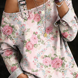 Brooklyn | Robe en Denim avec Col Floral