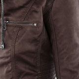 Flavia | Veste en Cuir Robuste et Élégante