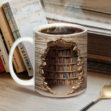Tasse Captivante de Bibliothèque avec Activation par Chaleur