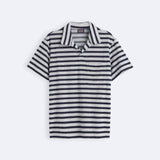 Polo Rayé Tricoté | Élégance Maritime avec une Touche Moderne
