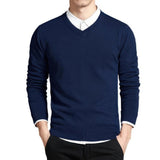 Sanderijn™ Pull Classique pour Hommes avec Col en V