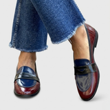 Claudia | Mocassins à Contraste