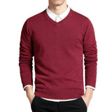 Sanderijn™ Pull Classique pour Hommes avec Col en V