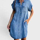 Helen | Robe Chemise Boutonnée
