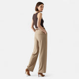 Ancienne Monde | Pantalon Femme Palazzo Taille Haute Intemporel