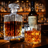 Bouteille de whisky - Ensemble de bouteille et verres