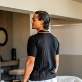 Theo | Polo d'été en tricot avec col contrasté