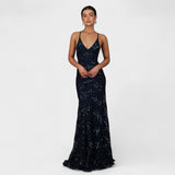 Sol - Robe longue avec paillettes